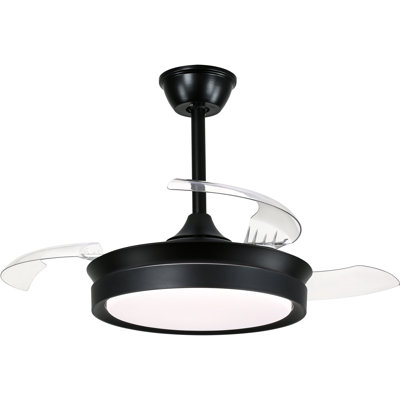 Gerede 36" Integrated LED Retractable Ceiling Fan