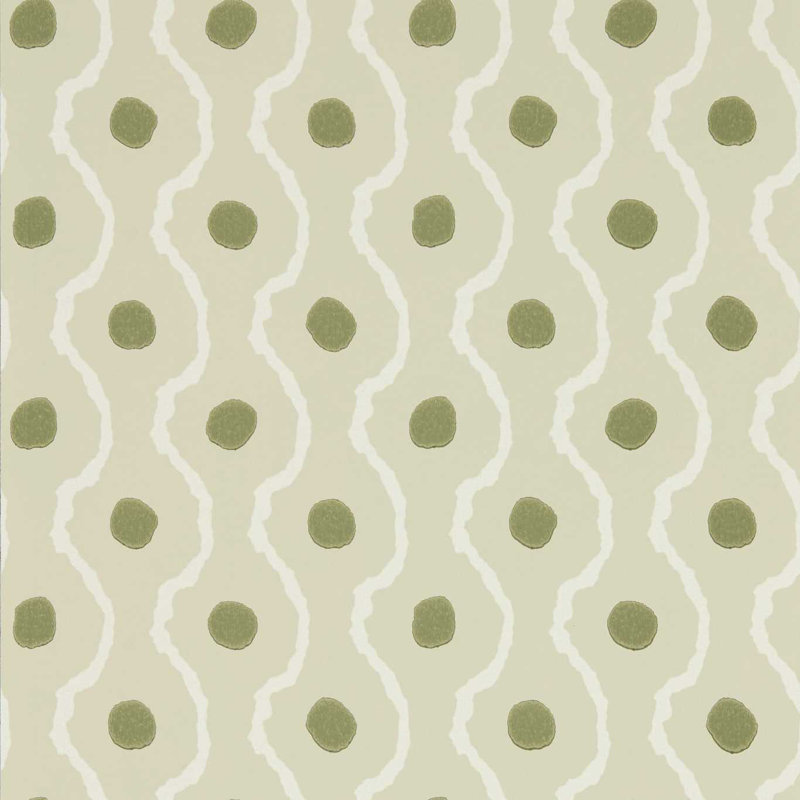 Henry Holland Abstract Non-Woven Wallpaper Double Roll, Neptune Green/Matcha