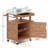 Solid Wood Outdoor Kitchen Island