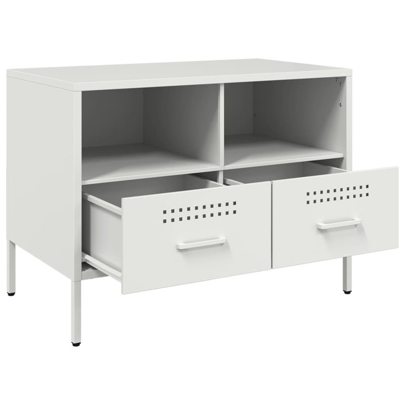 Yes_No_Yes_No_No TV Stand, White, 68cm