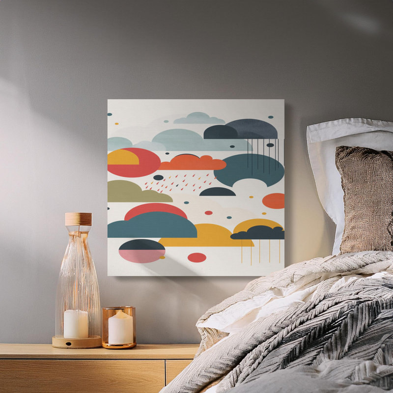 1 Piece Wrapped Canvas Wall Art Set, 25.4 cm H x 25.4 cm W