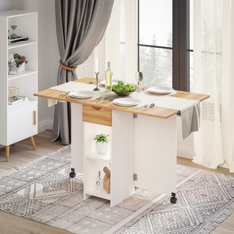 Friedhorst Trestle Dining Table, Red Oak, White