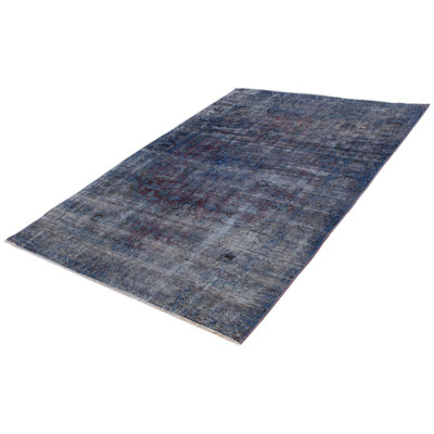 Yumie One-of-a-Kind 7'11" X 11'2" 1990s Wool Area Rug in Blue