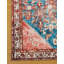 Tapis oriental rouge / bleu / blanc lavable à la machine Aaruhi-1425076987