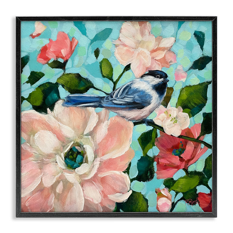 Giclée encadrée noir minuit, H 24 po x l 24 po