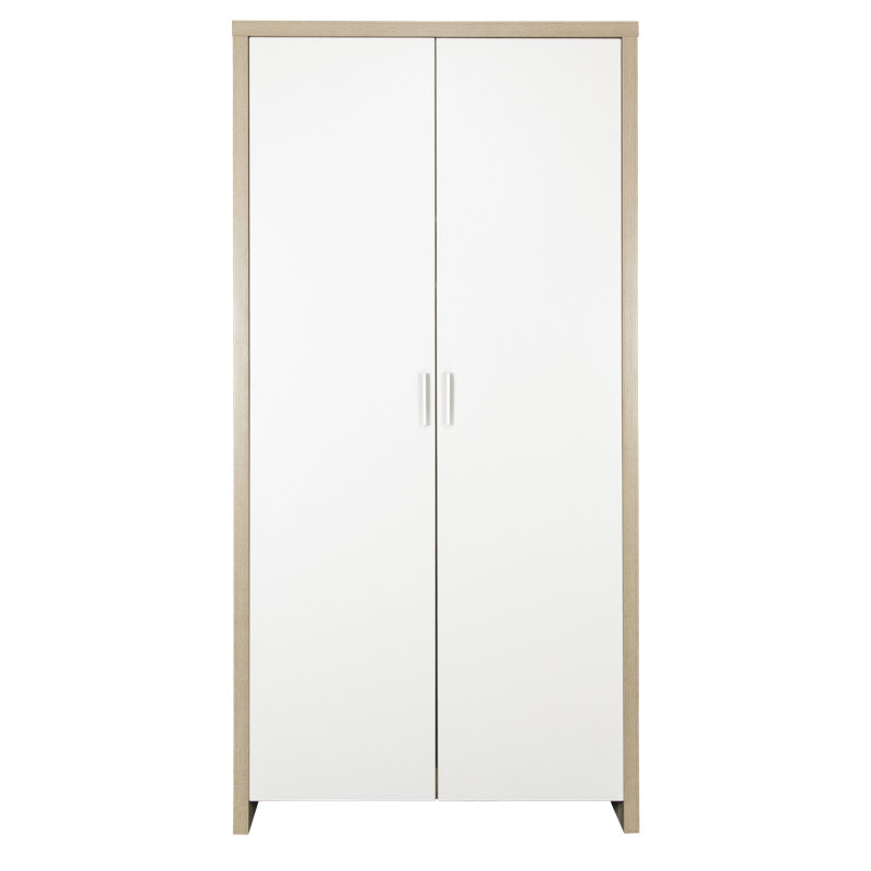 Tutti Bambini Modena 2 Door Wardrobe, White/Oak
