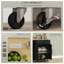 Îlot de cuisine roulant avec prises de courant, ports USB, armoire de rangement, support à épices et porte-serviettes pour les cuisines modernes.-1377706833