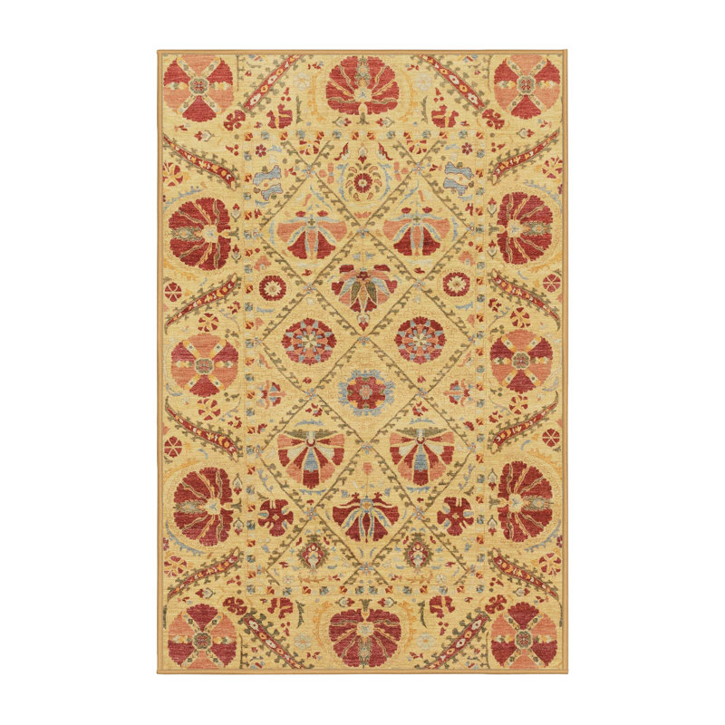 Tapis abstrait 3797, Rectangle de 2 pi x 3 pi