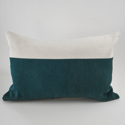 Boho Teal and White Throw