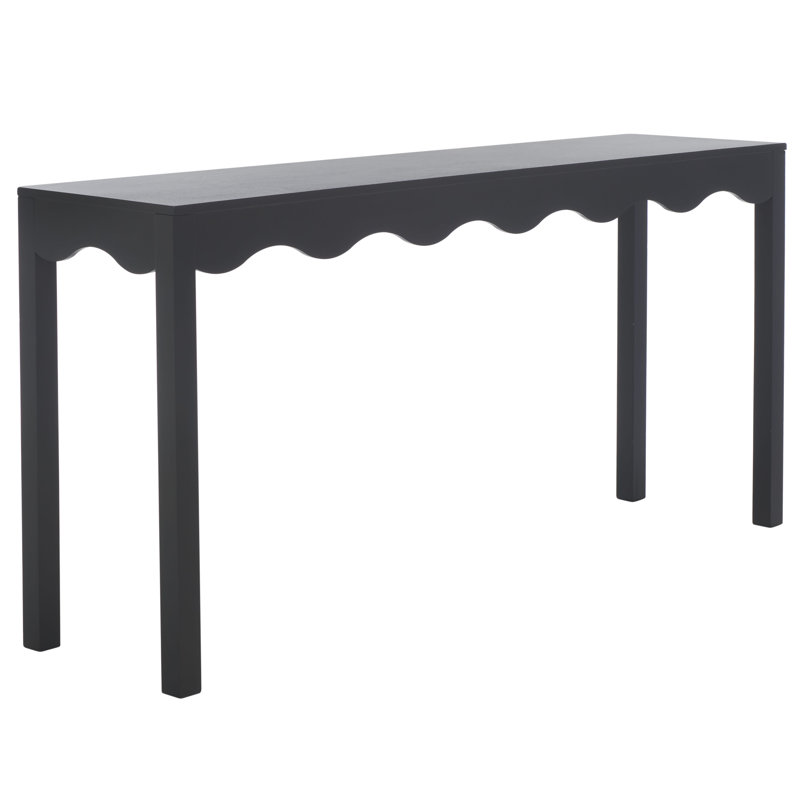 Console Michelo Wavy, Noir mat