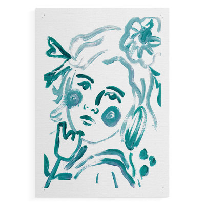 Fleur en herbe IV - Impression sur toile seulement - NON-CADRE