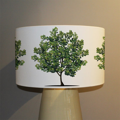 22cm H Canvas Drum Pendant Shade ( Clip On )