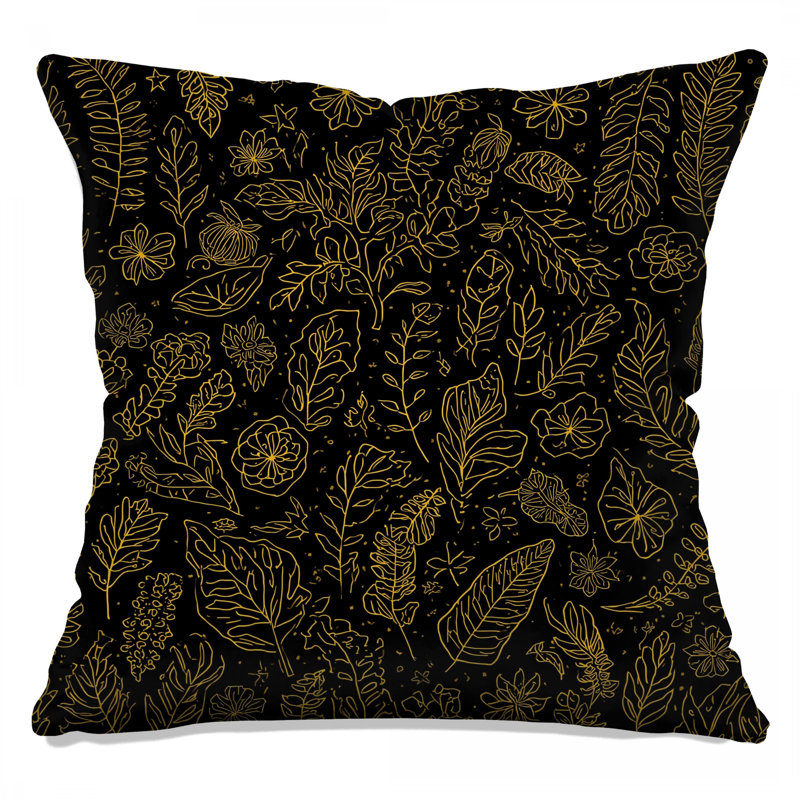 Coussins décoratifs Botanical Illustration, 14 X 14 pouces