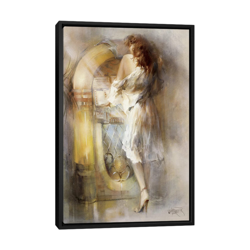 «Lost in Time», reproduction sur toile, H 26 po x l 18 po x P 1,5 po, Toile avec cadre noir, Pas de tapis