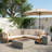 Castonia Acacia 5 - Person Modular Patio Conversation Set with Cushions-121078064
