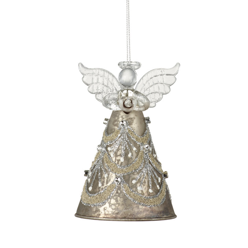 Mcdaniel 11cm Glass Hanging Figurine Ornament