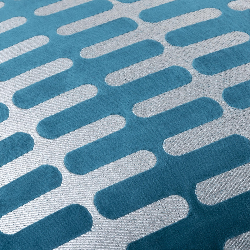 Housse de coussin en coton, Bleu, Duvet, 20 po x 20 po