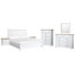 Sajish Queen Panel Bed 2 Nightstands Chesser With Portrait Mirror And Drawer Chest