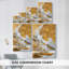 Série ABSTRACT CDXLV III - Toile tendue avec châssis Premium - Prêt à être accroché-1106331347