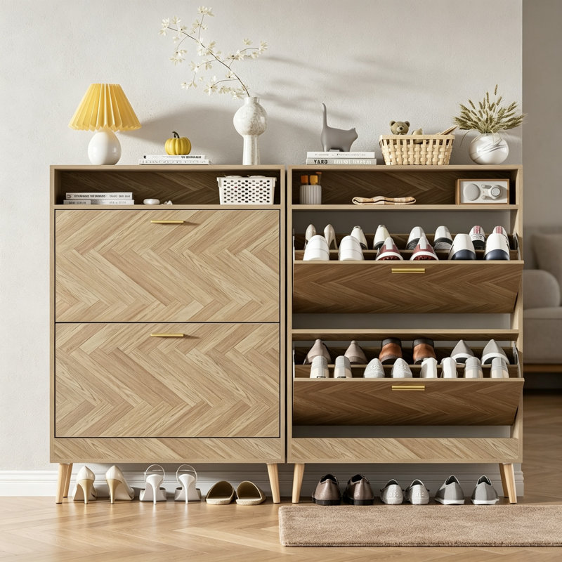 10 Pair Shoe Storage