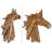 Jasona Teak Root Horse Bust