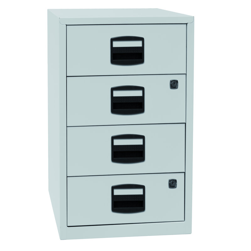 Pfa 41.3cm Wide 4 -Drawer File Cabinet, Light grey