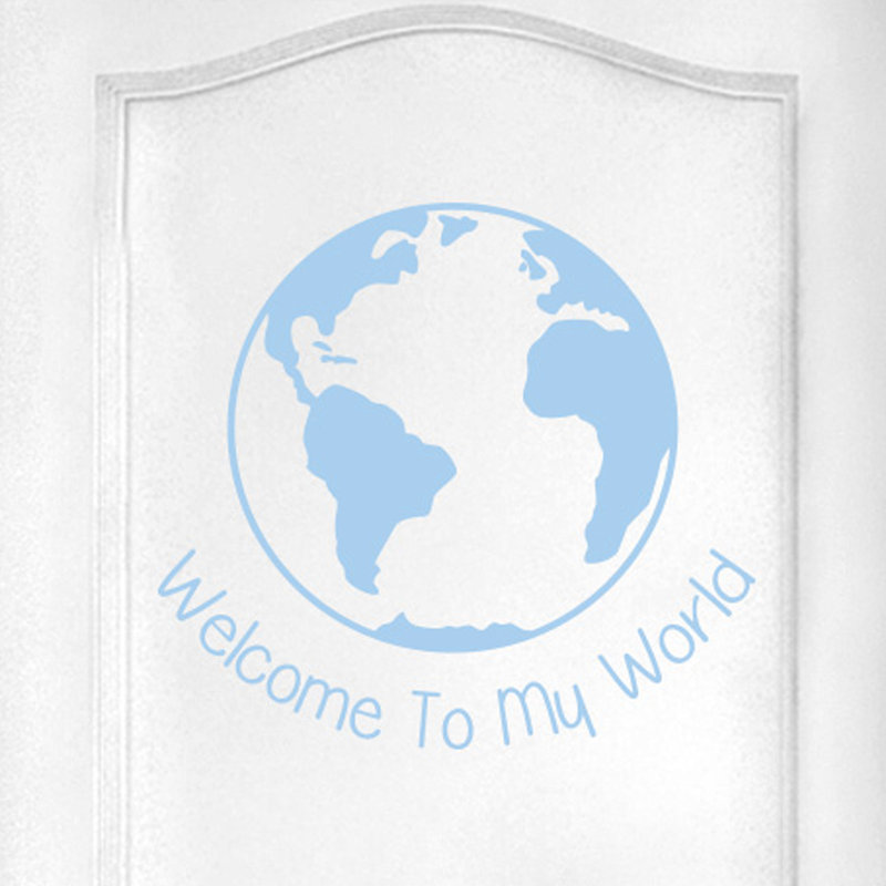 Wall Decal, Light Blue