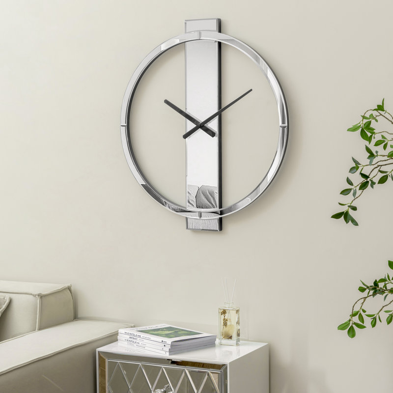 Horloge murale Jeni, Argent