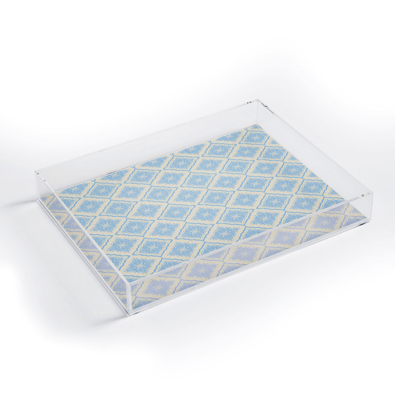Plateau de table basse Taraji Hello Sayang, H 6 po x l 8 po x P 1 po