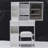37" Makeup Vanity Desk With Sliding LED Mirror And Power Outlet – Lighted Vanity Table Set With Stool-72406960