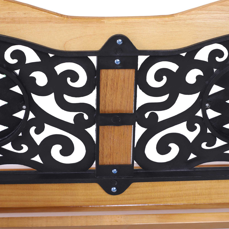 Eger Solid Wood Outdoor Bench