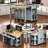 47" Kitchen Island With Extendable Dining Table-1279035931