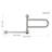 DependaBar Pivoting Grab Bar (17.5") in Polished Chrome-120830641