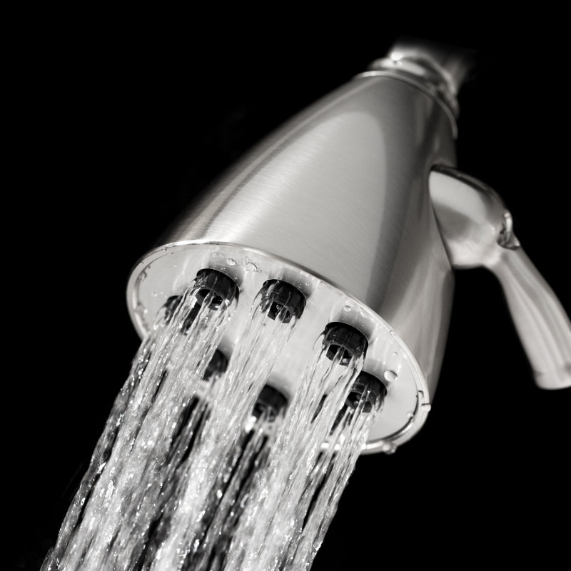 JetStream Adjustable Shower Head 2.5 GPM GPM, Brushed Satin Nickel