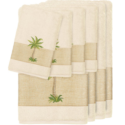Colton 8 Piece 100% Premium Turkish Cotton Towel Set