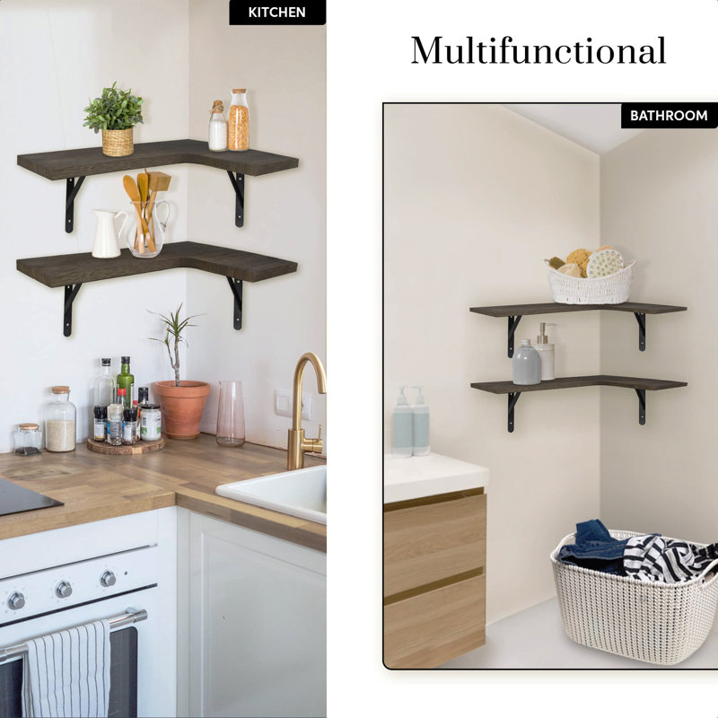 Macina 2 Piece Corner Shelf