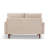 Natifah Fabric 57.1'' Reception Loveseat