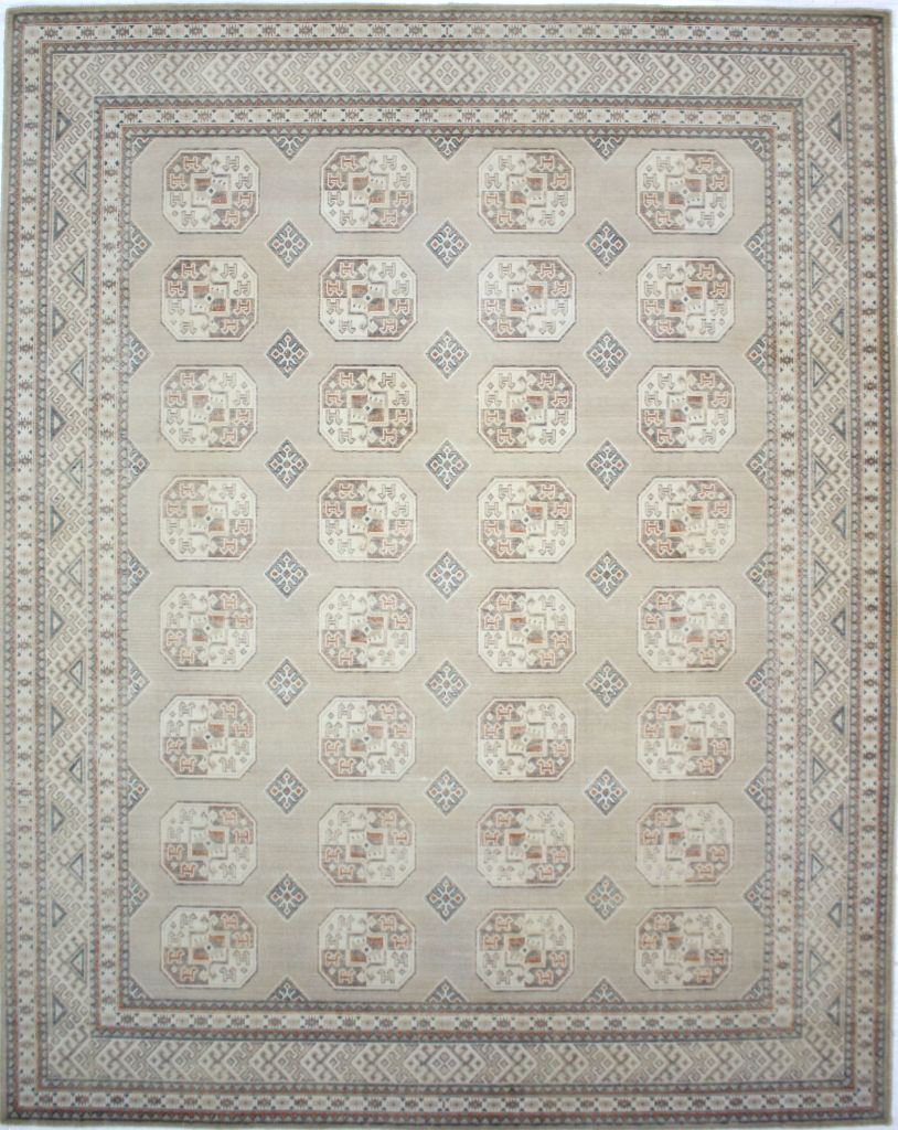 Red Barrel Studio® Giza Hand loomed Rug Beige / Ivory | Wayfair