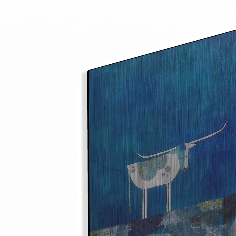 «Goodnight Trail» par Casey Craig «Luxe Metal Art» par Casey Craig, H 12 po x l 24 po
