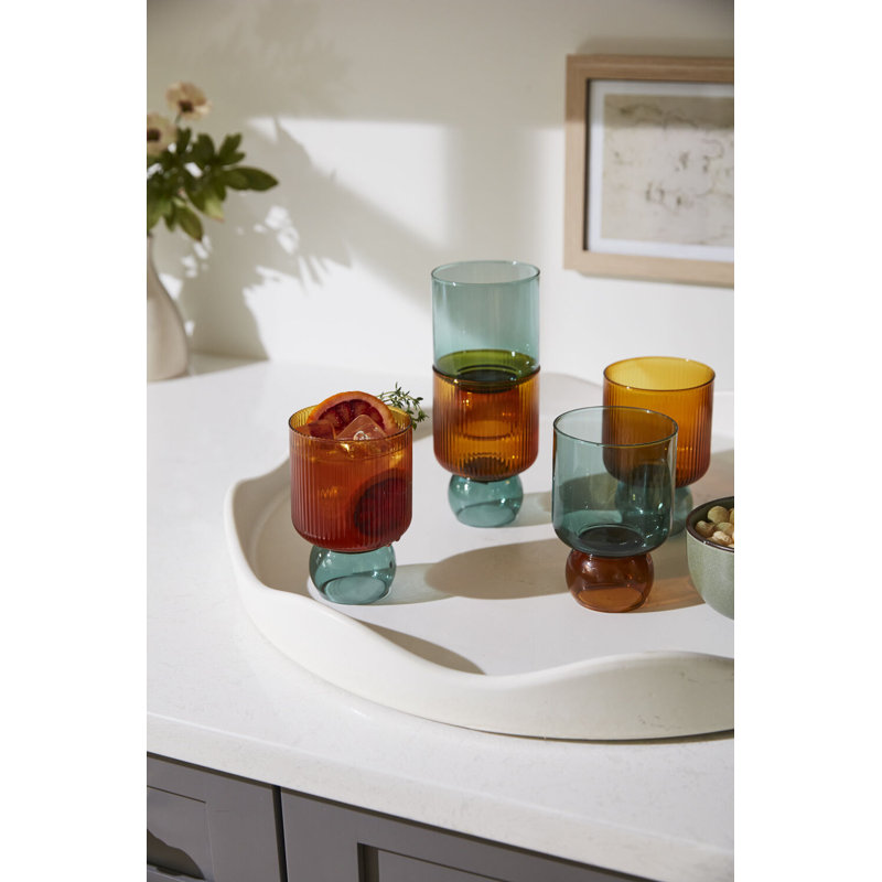 Verres Yanely 3,25 po x 4,75 po, Amber