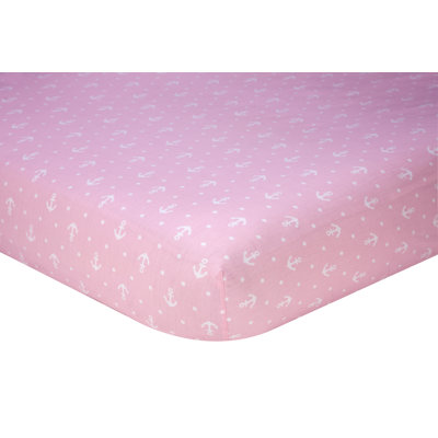 Fitted Crib Sheet with Anchors
