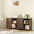 Spacious 3-Drawer Lateral File Cabinet for Dining Room – Wooden Rolling Storage with Open Shelf – Mobile Printer Stand – Brown-Red, 3 Drawers with Shelf-128969266