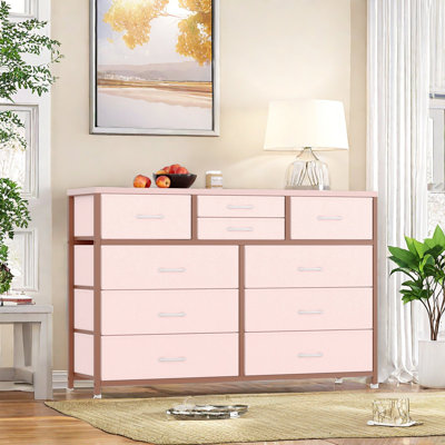 10 Drawers Dresser, Fabric Storage Drawers For Closets