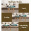 Ensemble de 2 tables basses gigognes Triangle Tropical