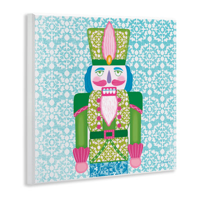 Plaque murale casse-noisette aux couleurs vives, design par Annie Lapoint
