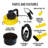 Koolatron 12V 3.8L Portable Wet/Dry Canister Vacuum + Inflator with 4 Nozzles