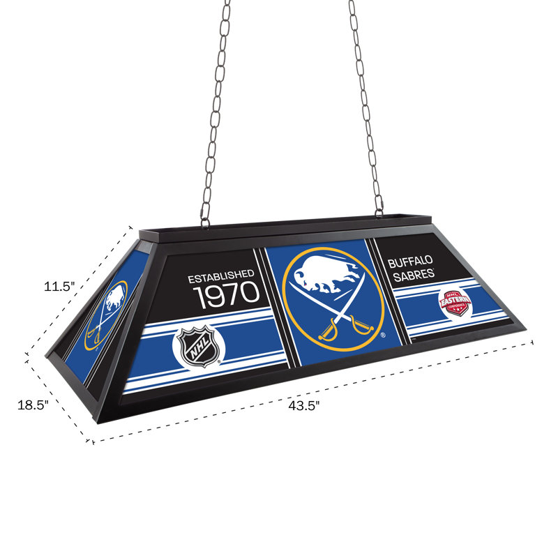 Buffalo Sabres Patch  44-Inch Pool Table Light
