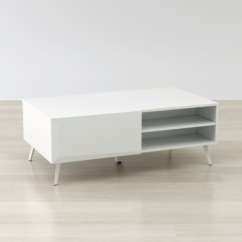 Single Coffee Table, White