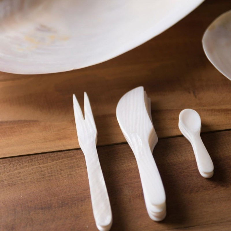 Fourchettes coquillage, ensemble de 4