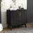 Mid Century Modern Fluted Sideboard Cabinet-21854400